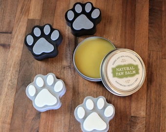 Natural Paw Balm with Chamomile and Calendula, Unscented Chemical Free For Dry Paws & Nose, Lick Safe, Pamper Your Puppy, Weather Protection