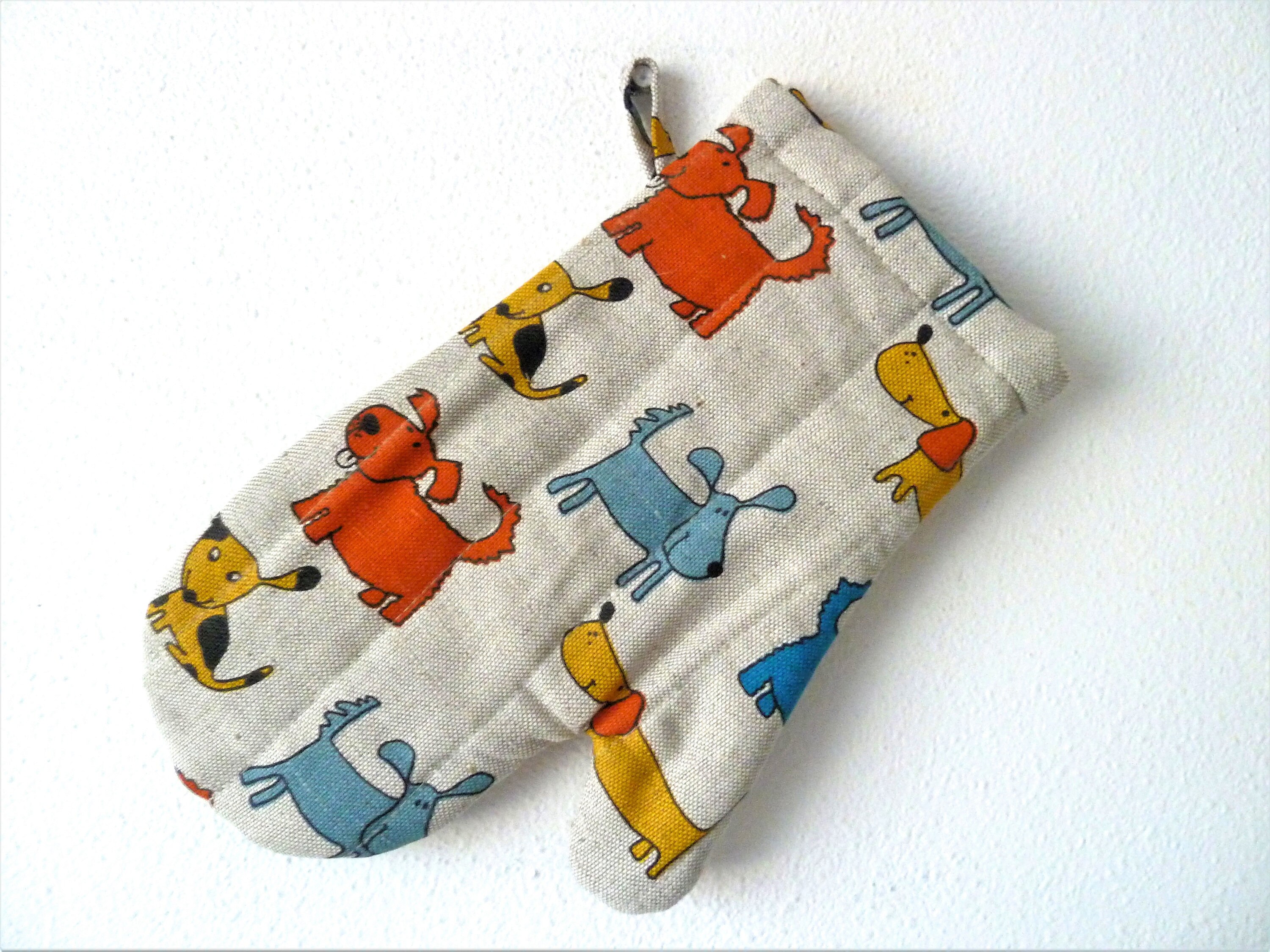 Dogs oven glove colorful dogs oven mitten adult kitchen oven Etsy