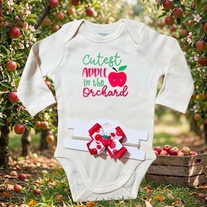 Cutest Apple in the Orchard Baby Outfit/Toddler Tee
