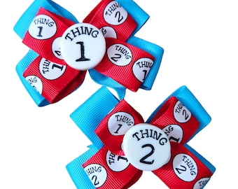 Thing 1/ Thing 2 Hairbow Collection