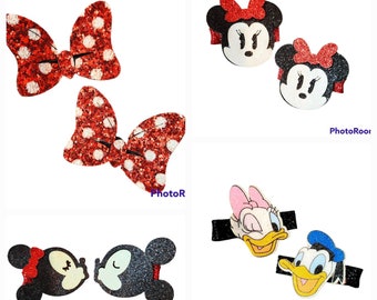 Glitter Hair Clips