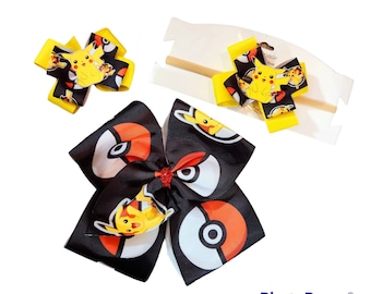 Pikachu/Pokemon Hairbow Collection