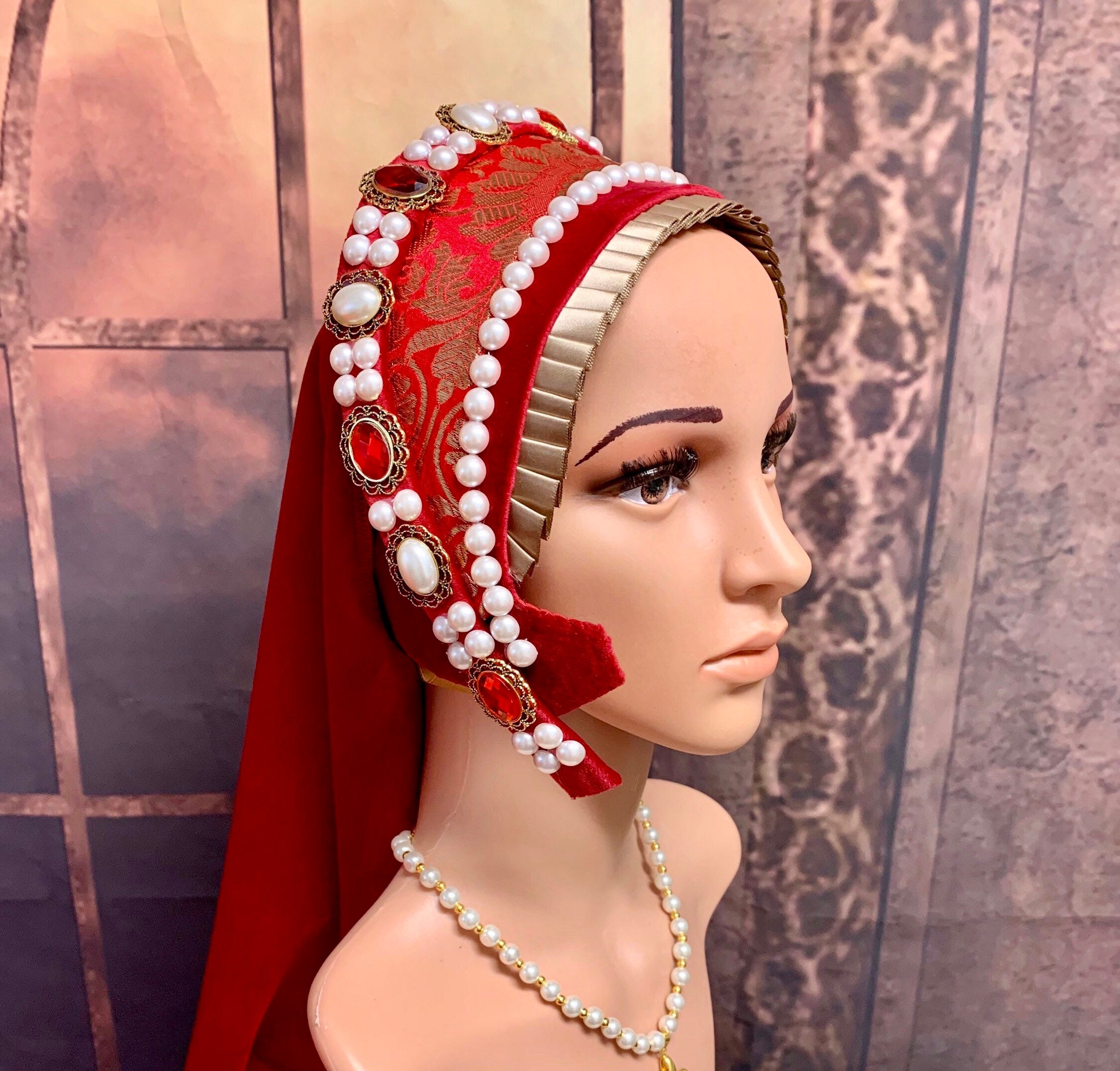 Tudor French Hood Historically Accurate Construction Etsy UK