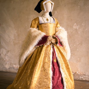 Jane Seymour Inspired Portrait Gown - Made to Order