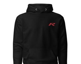 Honda Modern Style R Premium Embroidered Hoodie | FK8 Civic | FL5 Civic | Type R