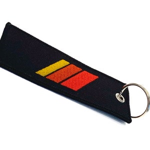 Toyota Style Heritage Classic Retro Stripe Keychain