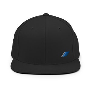 Toyota Style Heritage Classic Retro Small Blue Stripe Snapback Hat
