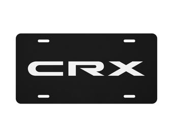 1988-1991 Honda Civic CRX Aluminum Vanity License Plate | EF8 | ED8 | ED9 | Si | Hatchback