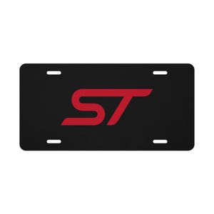 ST Aluminum Vanity License Plate Focus Fiesta Edge Explorer