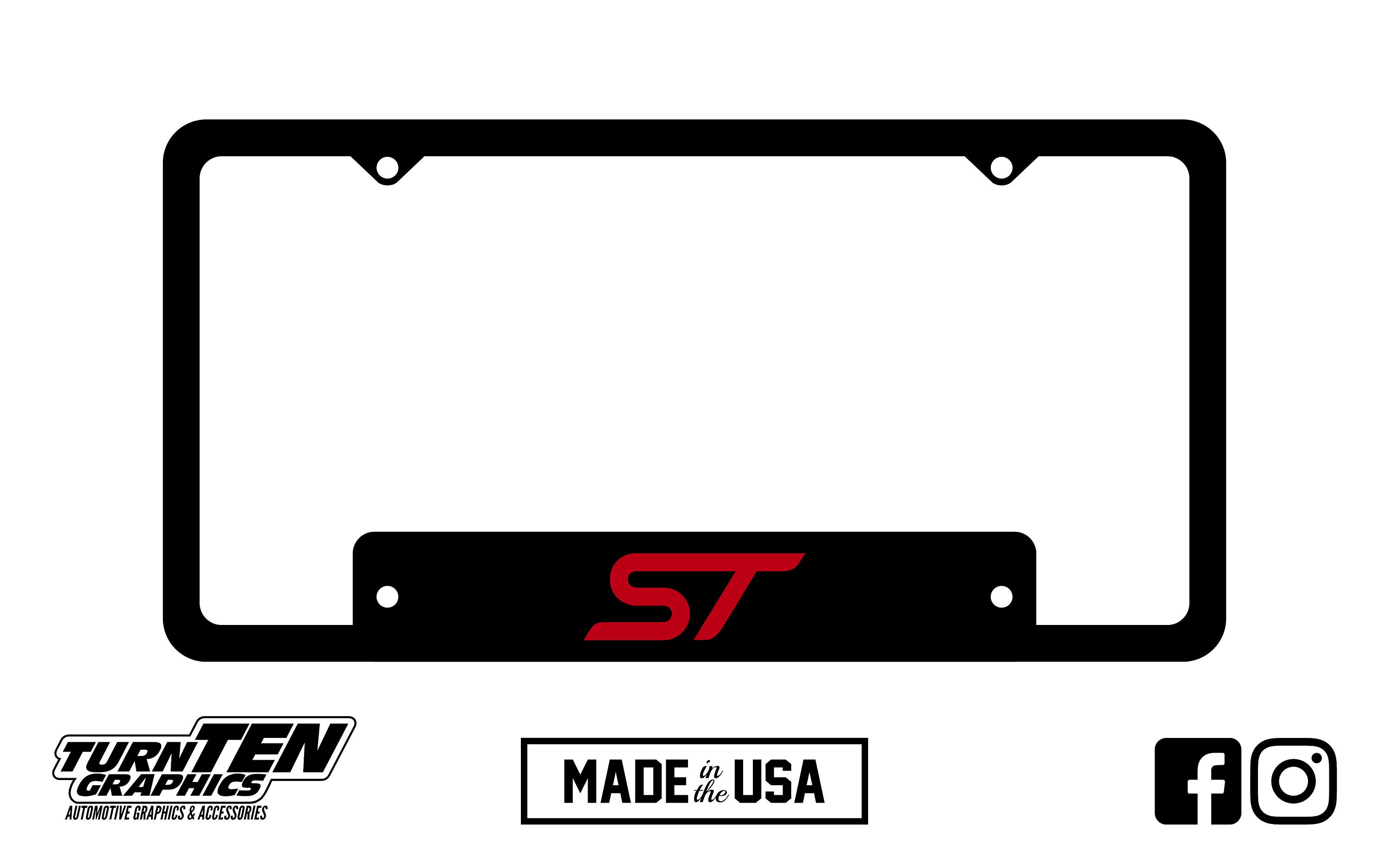 Ⅺ☆ Customize FORD　　　　　　　　　　　　　【特典会員限定販売】 ST License Plate Frame Focus Fiesta Edge Explorer - Etsy