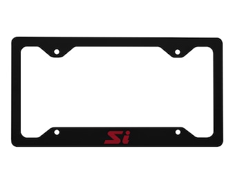 Honda Classic Si Aluminum License Plate Frame | Civic Si | EG6 | EH3 | Hatchback
