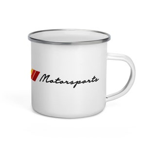 Toyota Style Heritage Classic Retro Motorsports Enamel Mug