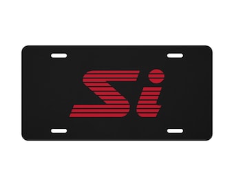 Honda Classic Si Aluminum Vanity License Plate | Civic Si | EG6 | EH3 | Hatchback