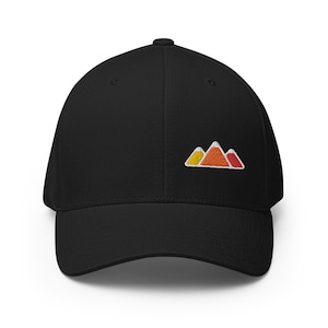 Toyota Retro Classic Tri Color Three Peak Mountain Flexfit Hat