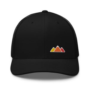 Toyota Retro Classic Tri Color Three Peak Mountain Trucker Hat