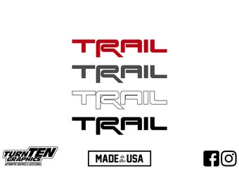 Toyota TRD Styled Trail Decals