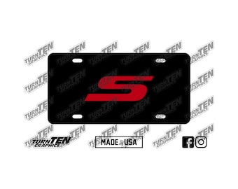 Acura Modern S Vanity License Plate | Integra | TLX | MDX | Performance | Made in the USA
