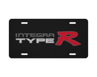 1997-2001 Acura Integra Type R Aluminum Vanity License Plate | DC2 | Type R | Hatchback