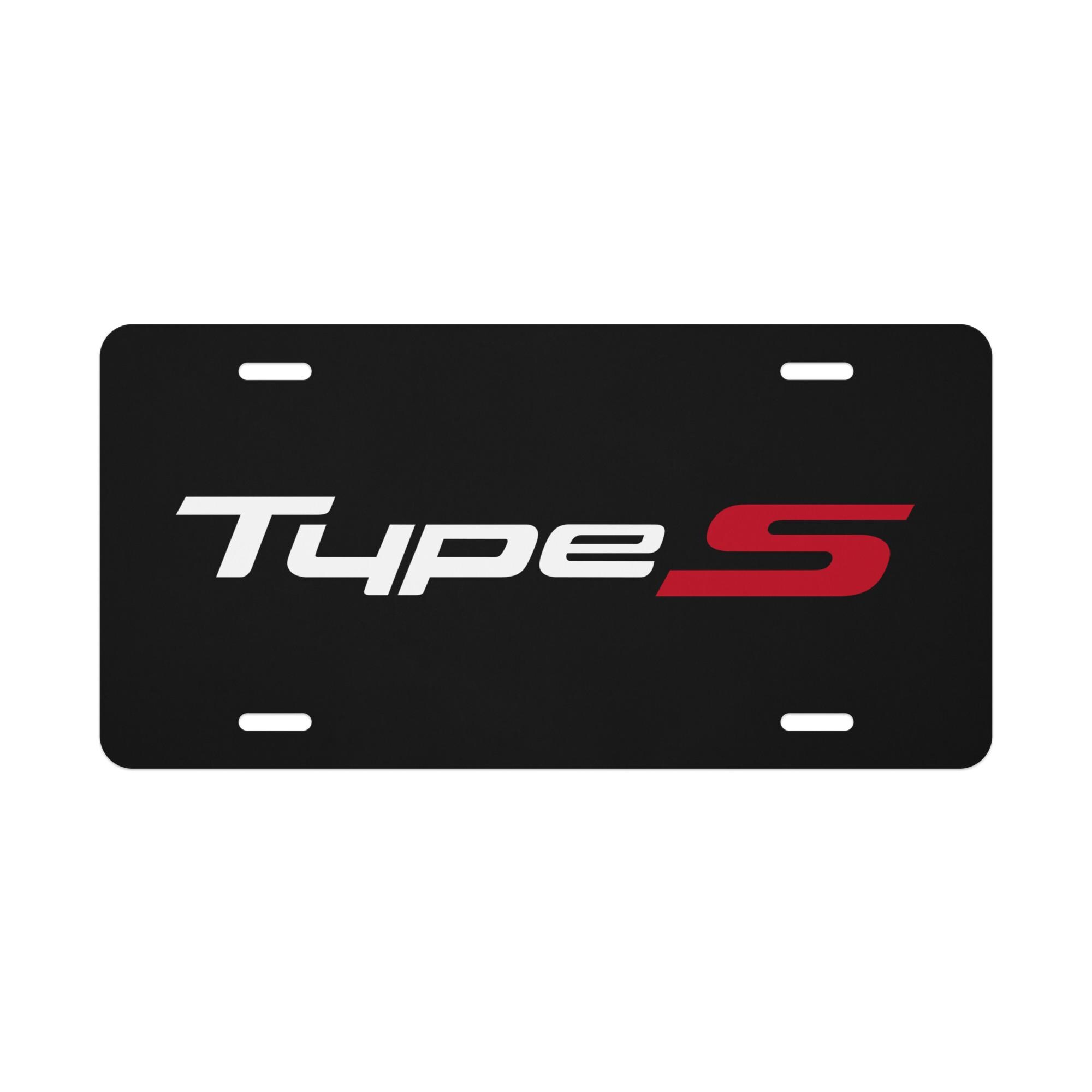 Acura Type S Aluminum Vanity License Plate | Integra | TLX | MDX