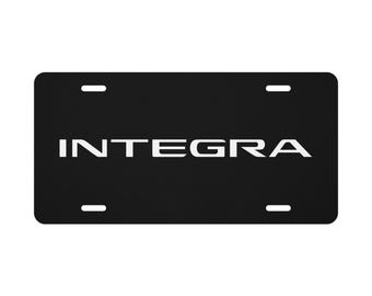 2023 Acura Integra Aluminum Vanity License Plate | DE4 | DE5 | A-Spec | Type S | Hatchback
