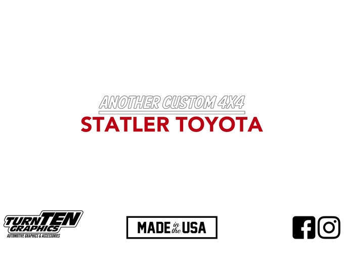Drapeau/Bannière Toyota Statler Style Marty McFly - Neuf En Polyester