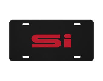 Honda Classic Si Aluminum Vanity License Plate | Civic Si | CRX Si | EF8 | EF9 | ED7 | ED8 | Hatchback