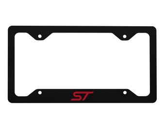ST Aluminum License Plate Frame Focus Fiesta Edge Explorer