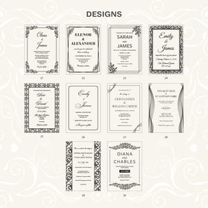 Acrylic finish options shown in mirrored gold, mirrored silver, mirrored rose gold, clear and frosted