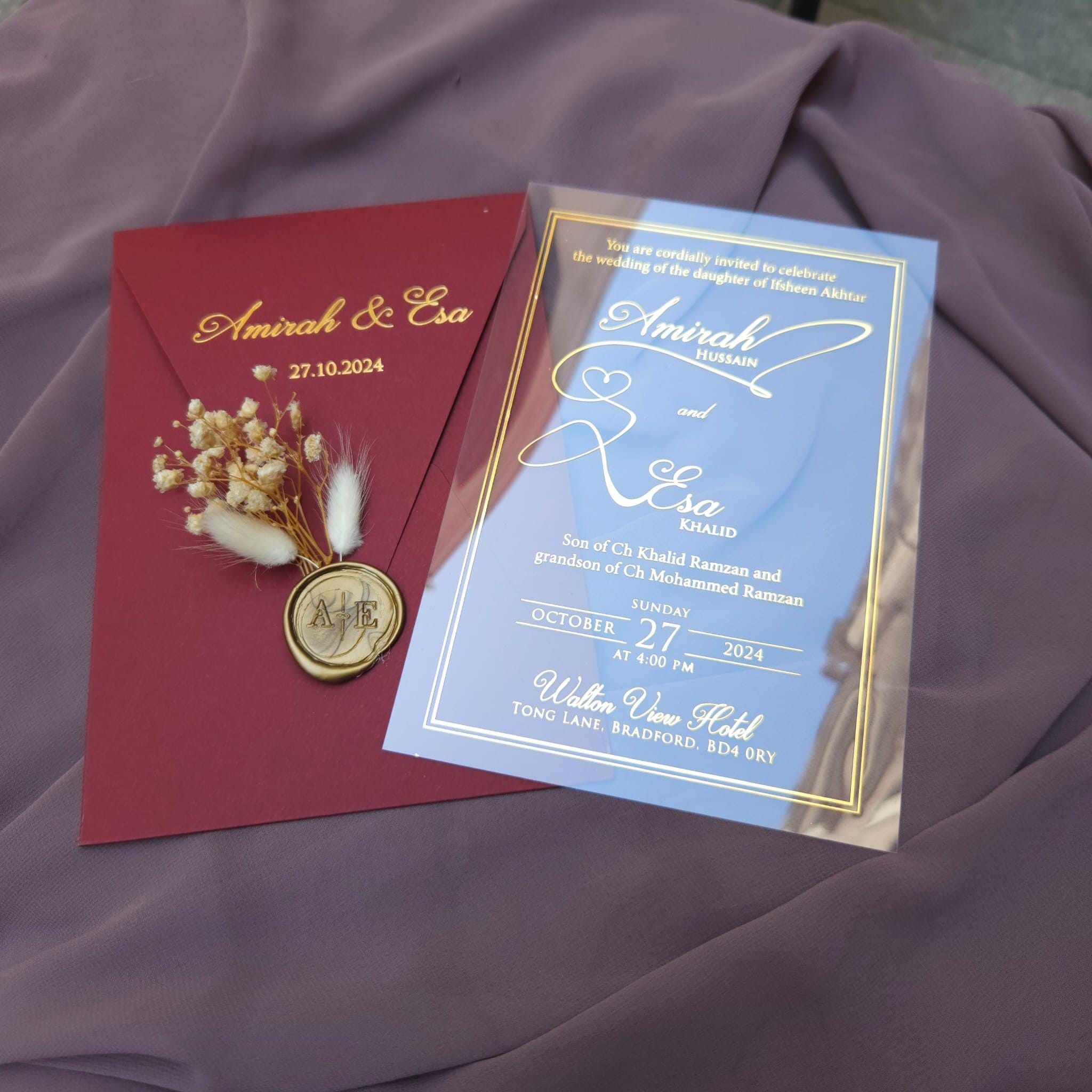 Invitación de boda acrílica personalizada, diseño exclusivo y elegante para  bodas y quinceañeras – promoción especial con descuento - Etsy México, image size:2048x2048