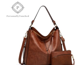 brown leather purse