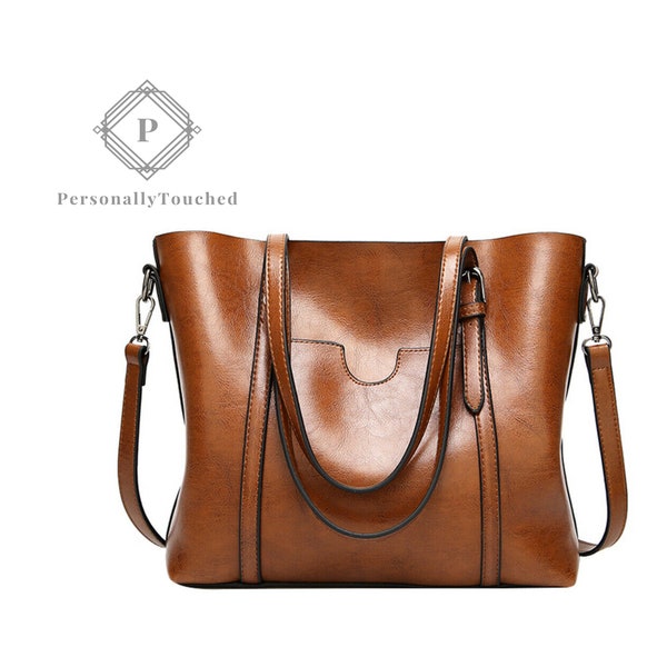 Leather Hobo Bag | Genuine Leather Handbag Purse | Personalized Shoulder Bag Tote for Women