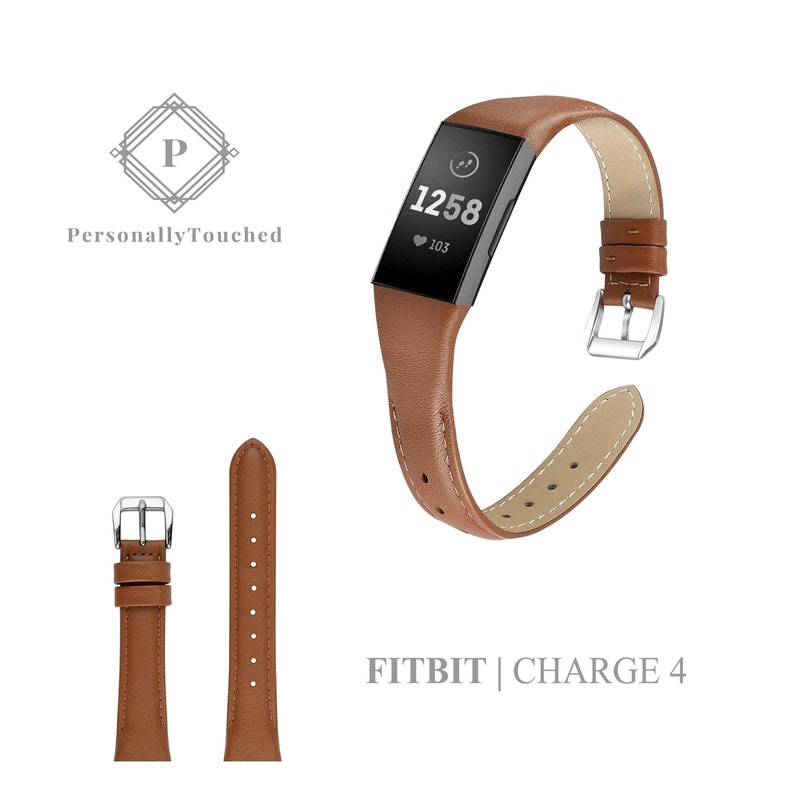 Fitbit Charge 4 Watchband Genuine Leather for Men and Women Etsy