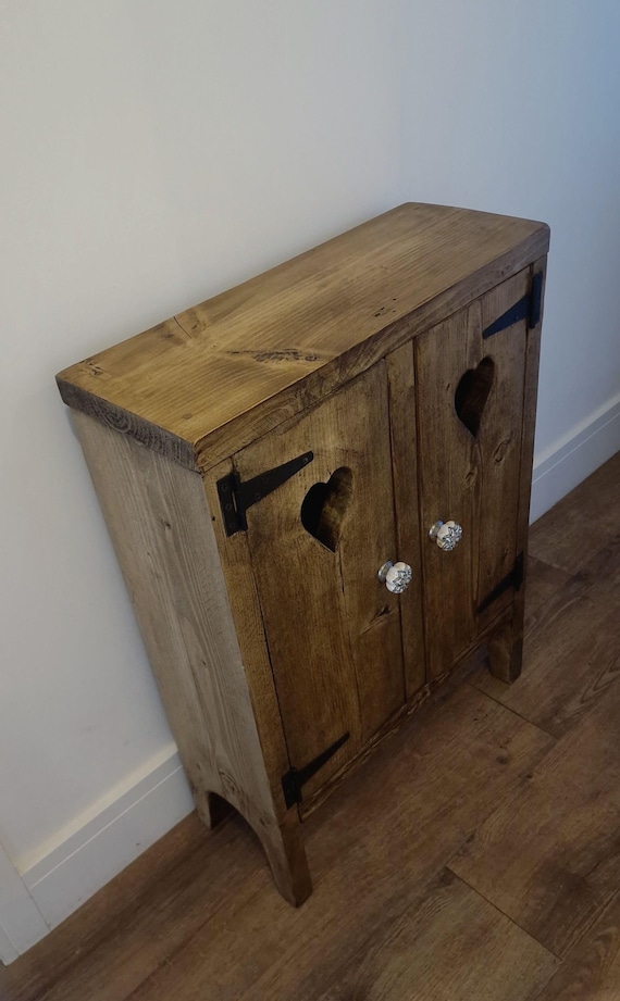 Handmade Rustic Double Fronted Slimline Double - Reclaimed Wood