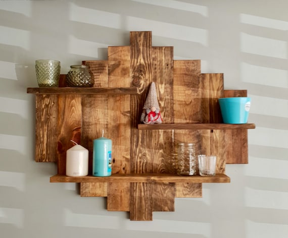 Handmade Rustic Wall Shelf