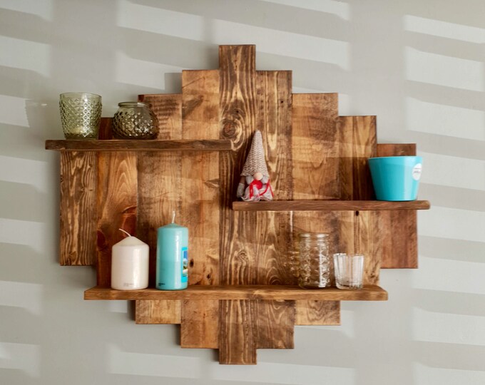 Handmade Rustic Wall Shelf