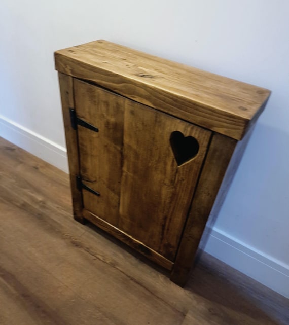Handmade Rustic Vintage Cabinet | Hallway Furniture | Display Unit | Chunky Reclaimed Solid Wood