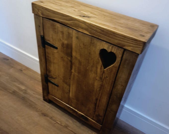 Handmade Rustic Vintage Cabinet | Hallway Furniture | Displsy Unit | Chunky Reclaimed Solid Wood