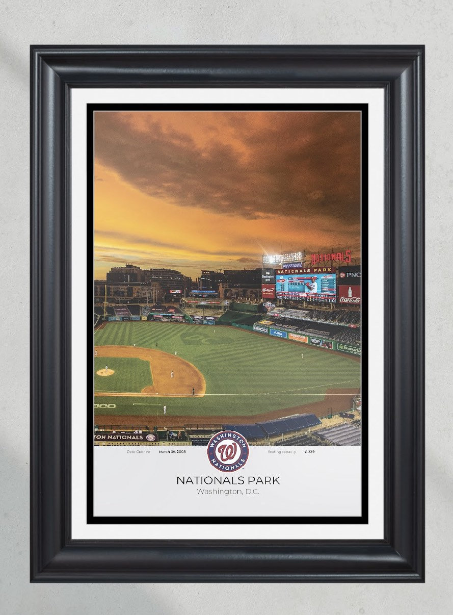 Washington Nationals Nationals Park Framed Print PT60501