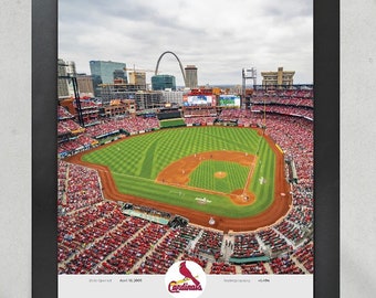 St Louis Cardinals Inaugural Game Busch Stadium April 10 2006 Poster  limited