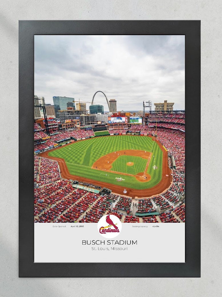 St Louis Cardinals Busch Stadium Framed Print 