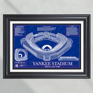 New York Yankees Yankee Stadium Ballpark Baseball Wandkunst