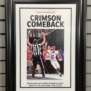 Alabama Football Memorabilia Etsy