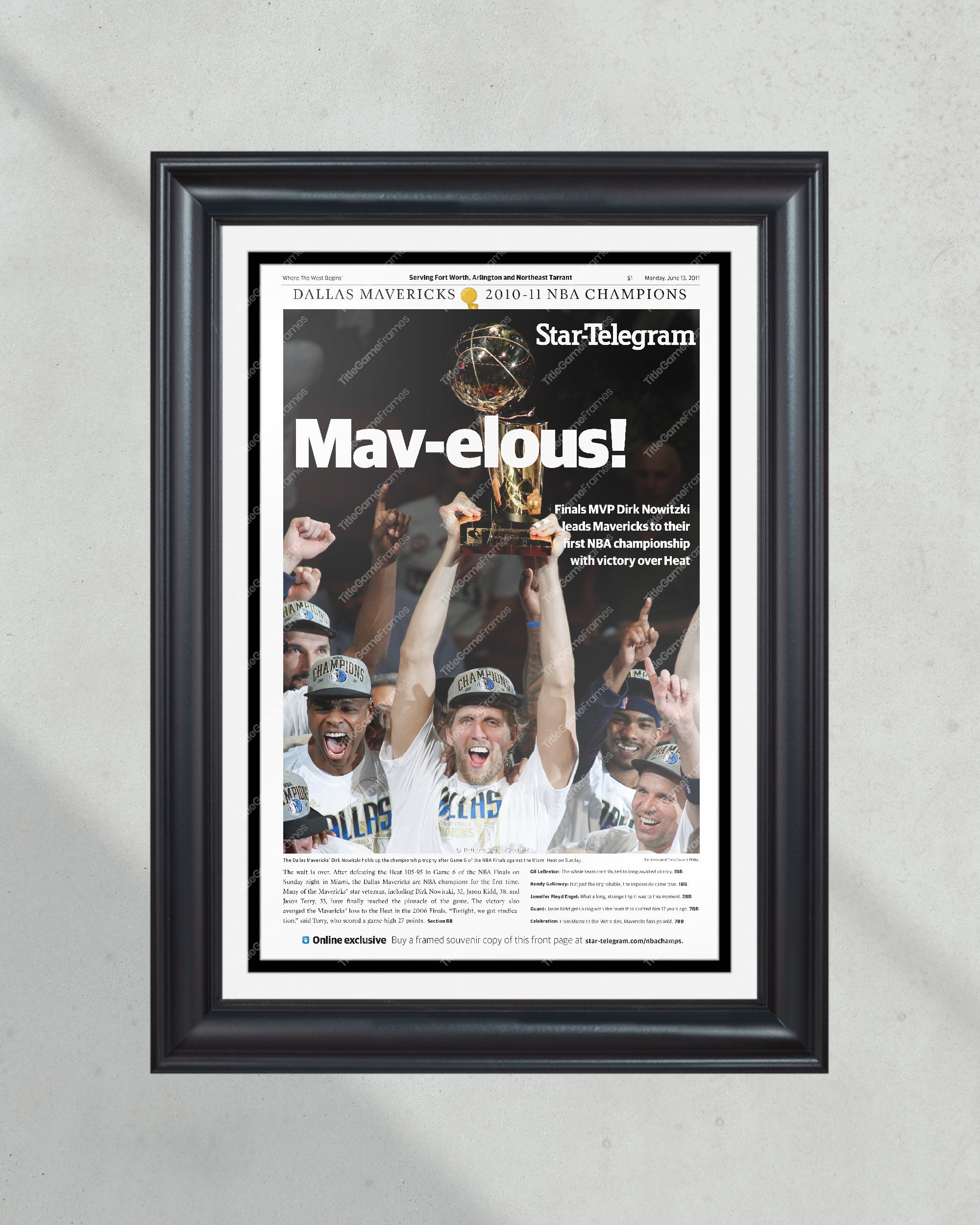 NBA Buzz - On this date in 2011, the Dallas Mavericks won their