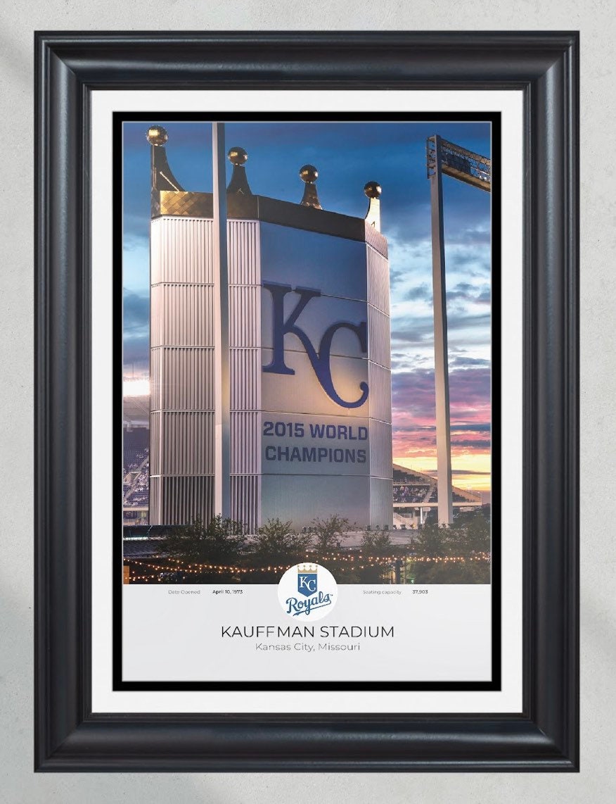 Kansas City Royals Kauffman Stadium Framed Print PT60524