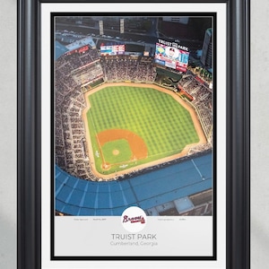 Atlanta Braves Truist Park Framed Print