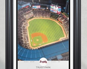 Atlanta Braves Truist Park Framed Print