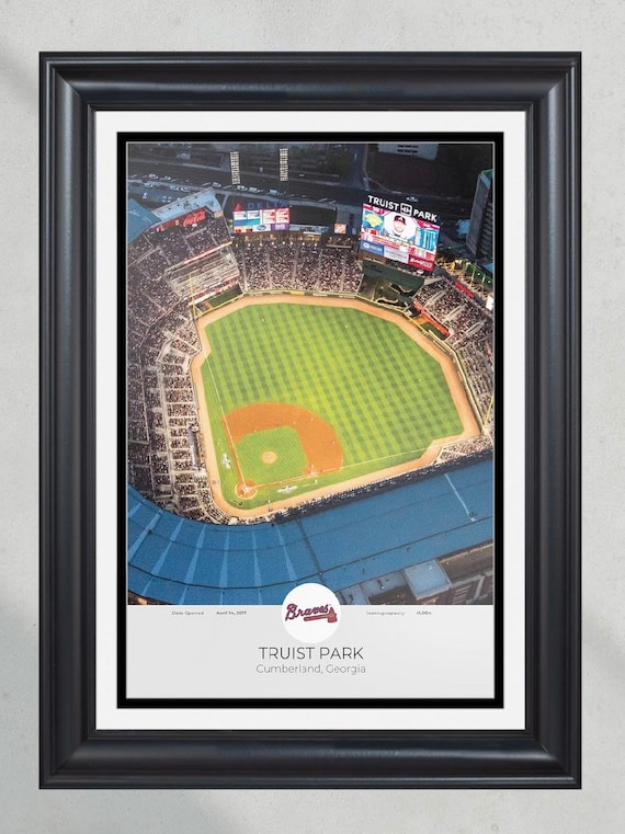 Atlanta Braves Truist Park Framed Print