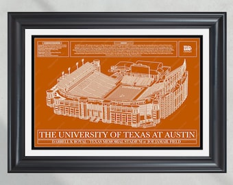 Progetto dello stadio commemorativo del Texas Longhorns, college: arte murale del football