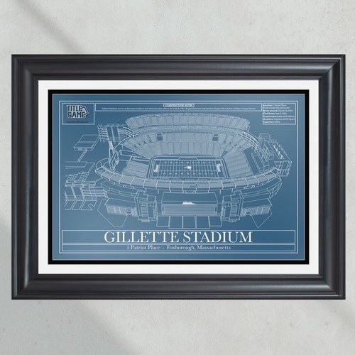 GILLETTE STADIUM Photo Picture New England PATRIOTS Football - Etsy