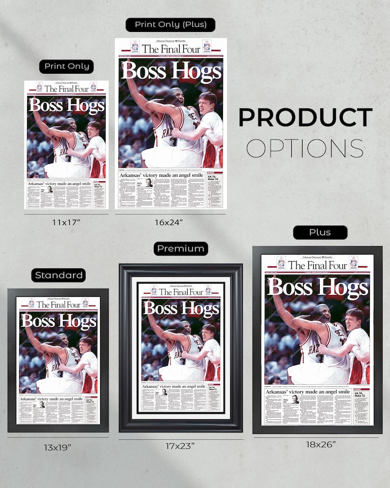 1994 Arkansas Razorbacks NCAA College Basketball Champions Framed ...